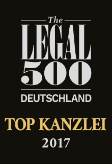 The Legal 500 Deutschland | TOP KANZLEI 2017