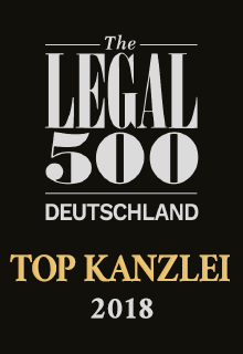 The Legal 500 Deutschland | TOP KANZLEI 2018