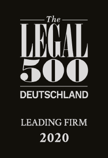 The Legal 500 Deutschland | Leading Firm 2020